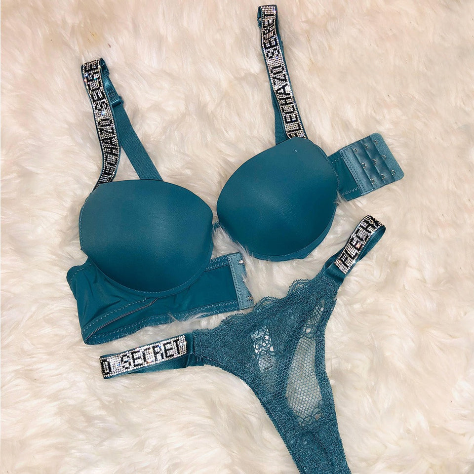 Soft Nylon Push up Stylish Bra Set