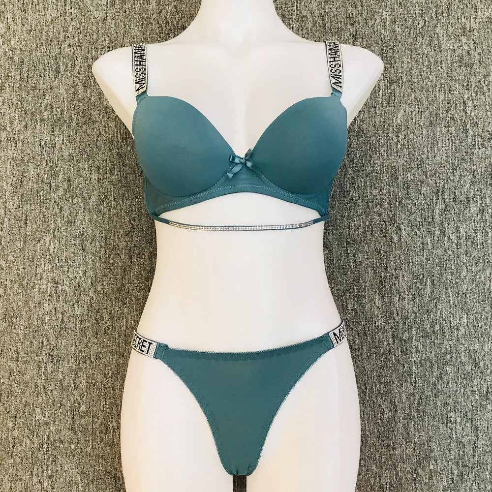 Soft Nylon Fancy Padded Push up Bra Set