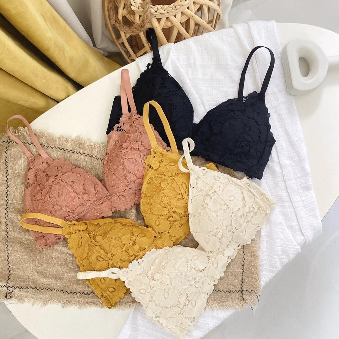 Premium Lace Push-Up Bra and Panty Set