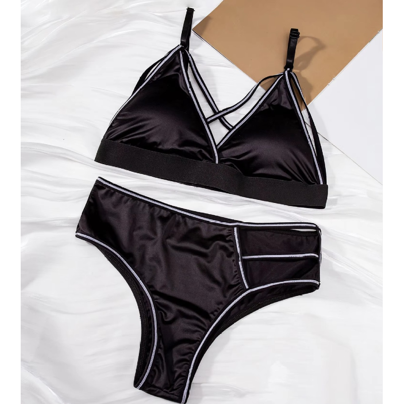 Fancy Thin Padded Bra With Matchign Pant