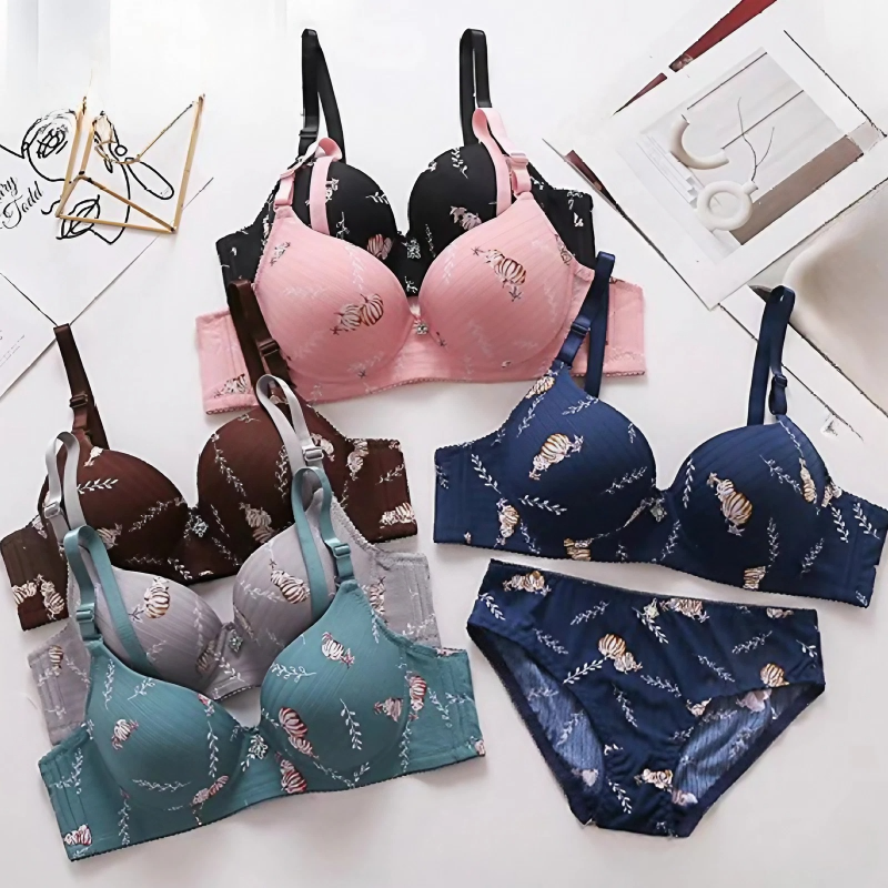 Comfortable Embrace Padded Bra Set
