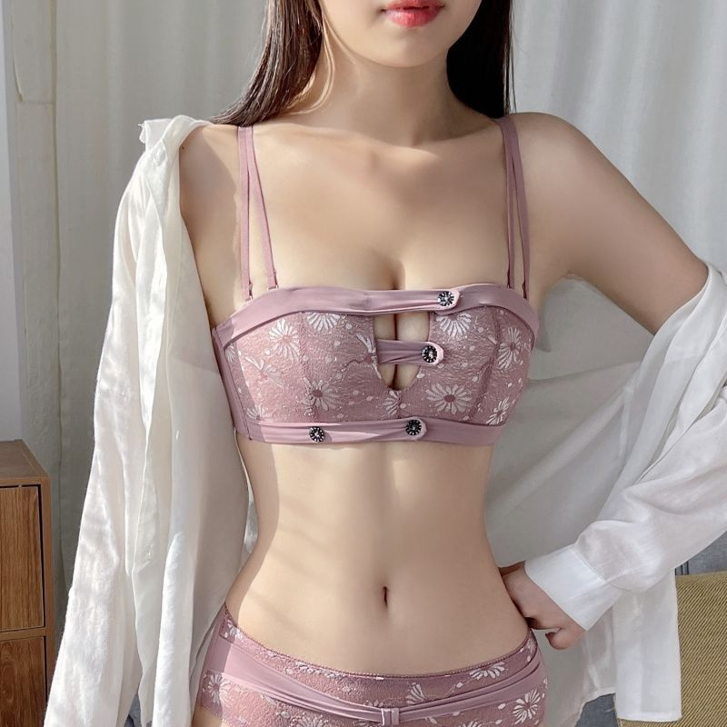 Luxury Push-Up Bra with Coordinated Panties