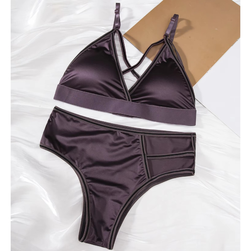 Fancy Thin Padded Bra With Matchign Pant