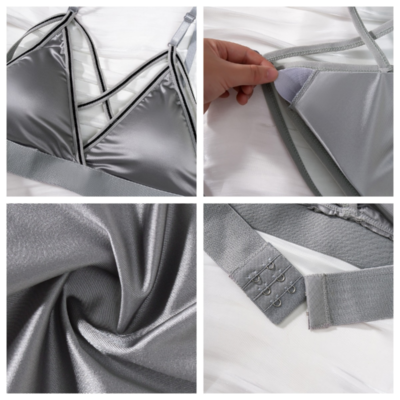 Fancy Thin Padded Bra With Matchign Pant