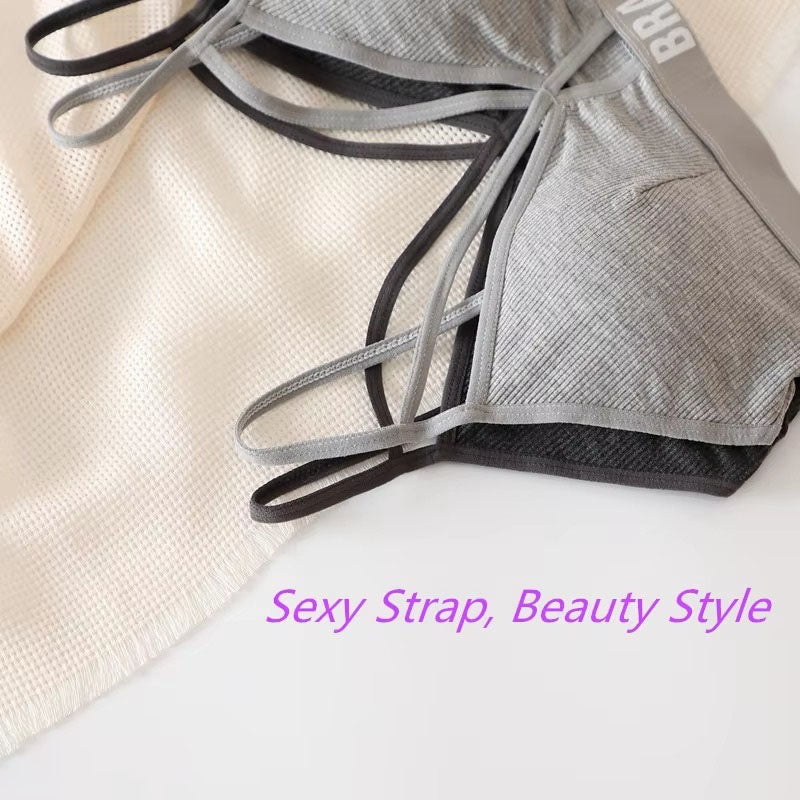 Wirless Padded Stylish Bra Set