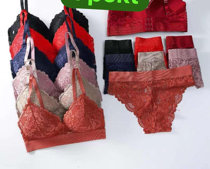 Graceful Thin Padded Bra set