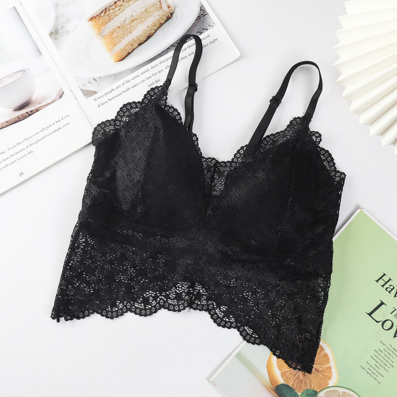 Elegant Seamless Lace Design Bra