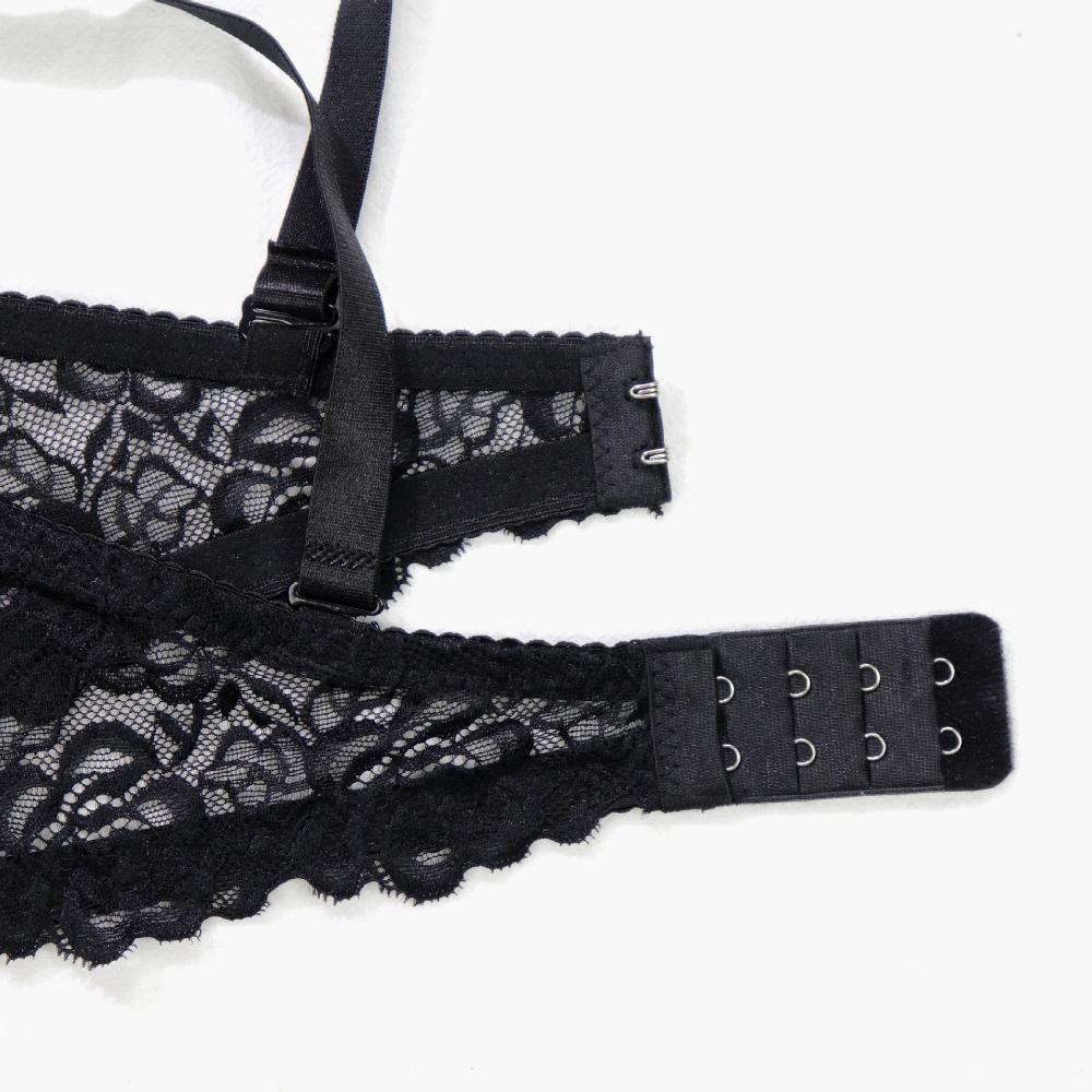 Sensuality Non Padded Lace Trim Bra