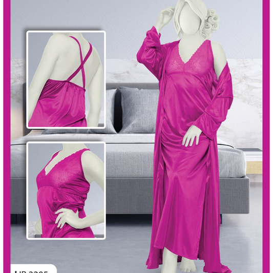 Satin Silk Royalty Robe Nighty