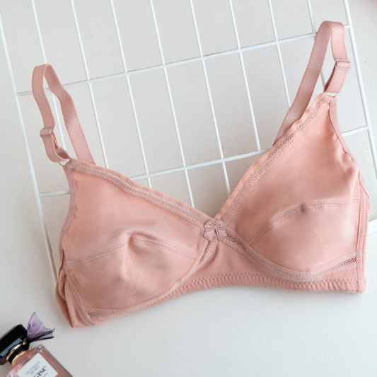 Comfortable Whisper Soft Cotton Plain Bra