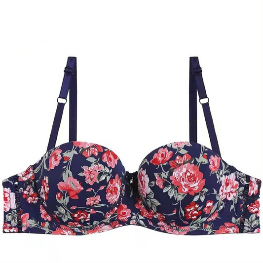 Elegant Comfortable Padded Flower Design Bra