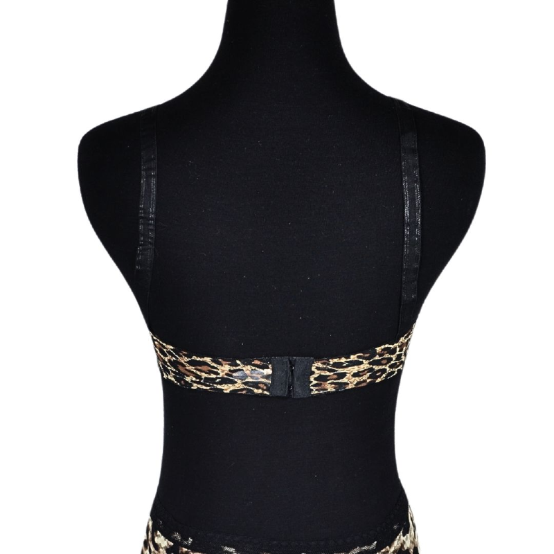 Brown Leopard Print Comfortable  Bra