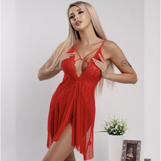 Sensual Sheer Mesh Short Sleepwear