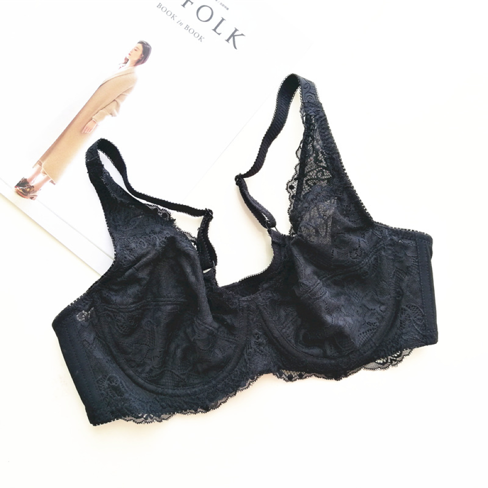 Sensuality Non Padded Lace Trim Bra