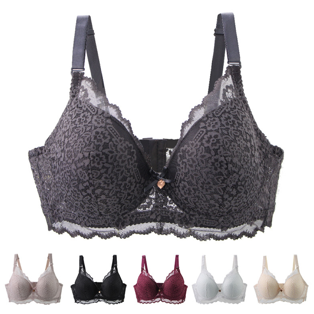 Elegant Lace Spandex Bra