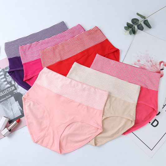 Pack of 3 Daily Wear Cotton High Waist Panties